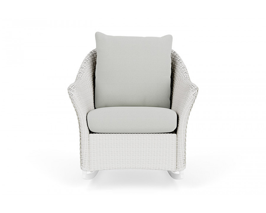 Lloyd Flanders™ Weekend Retreat Lounge Rocker - Matte White, Loveboat Mint