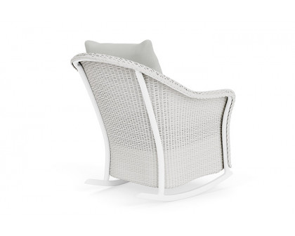 Lloyd Flanders™ Weekend Retreat Lounge Rocker - Matte White, Loveboat Mint