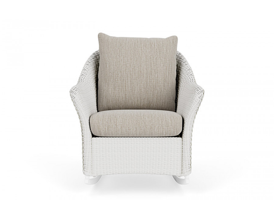 Lloyd Flanders™ Weekend Retreat Lounge Rocker - Matte White, Callen Celadon