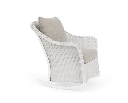 Lloyd Flanders™ Weekend Retreat Lounge Rocker - Matte White, Callen Celadon