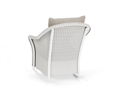 Lloyd Flanders™ Weekend Retreat Lounge Rocker - Matte White, Callen Celadon