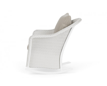 Lloyd Flanders™ Weekend Retreat Lounge Rocker - Matte White, Callen Celadon