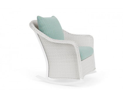 Lloyd Flanders™ Weekend Retreat Lounge Rocker - Matte White, Unearth Dew