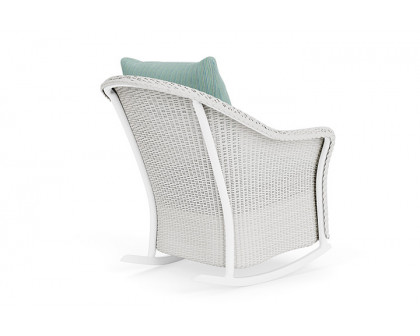 Lloyd Flanders™ Weekend Retreat Lounge Rocker - Matte White, Unearth Dew