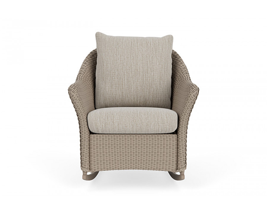 Lloyd Flanders™ Weekend Retreat Lounge Rocker - French Beige, Callen Celadon