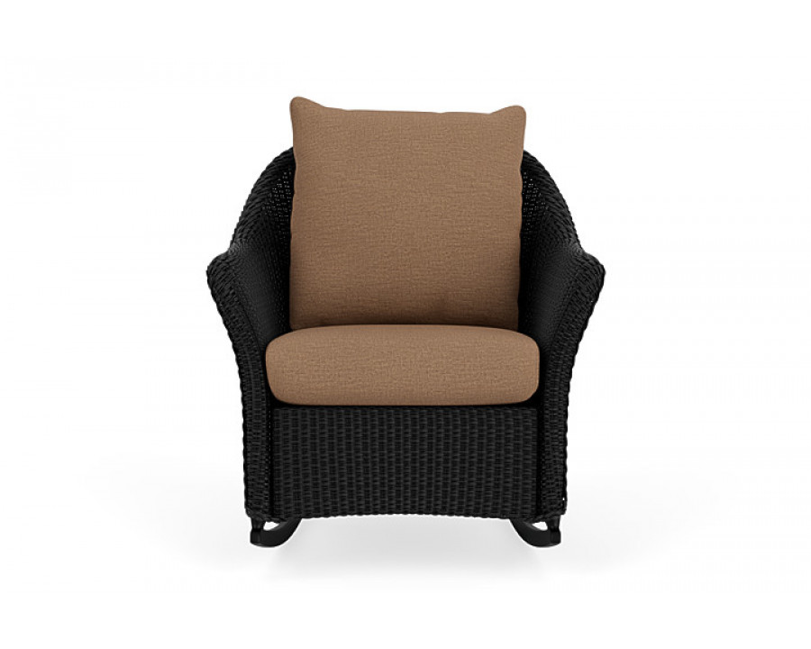 Lloyd Flanders™ Weekend Retreat Lounge Rocker - Ebony, Canvas Natural