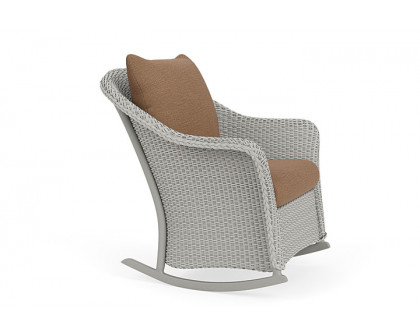 Lloyd Flanders™ Weekend Retreat Lounge Rocker - Platinum, Canvas Natural