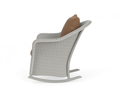 Lloyd Flanders™ Weekend Retreat Lounge Rocker - Platinum, Canvas Natural