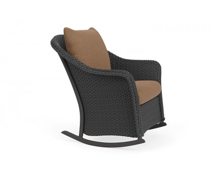 Lloyd Flanders™ Weekend Retreat Lounge Rocker - Charcoal, Canvas Natural