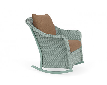 Lloyd Flanders™ Weekend Retreat Lounge Rocker - Sea Glass, Canvas Natural