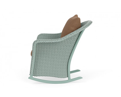 Lloyd Flanders™ Weekend Retreat Lounge Rocker - Sea Glass, Canvas Natural