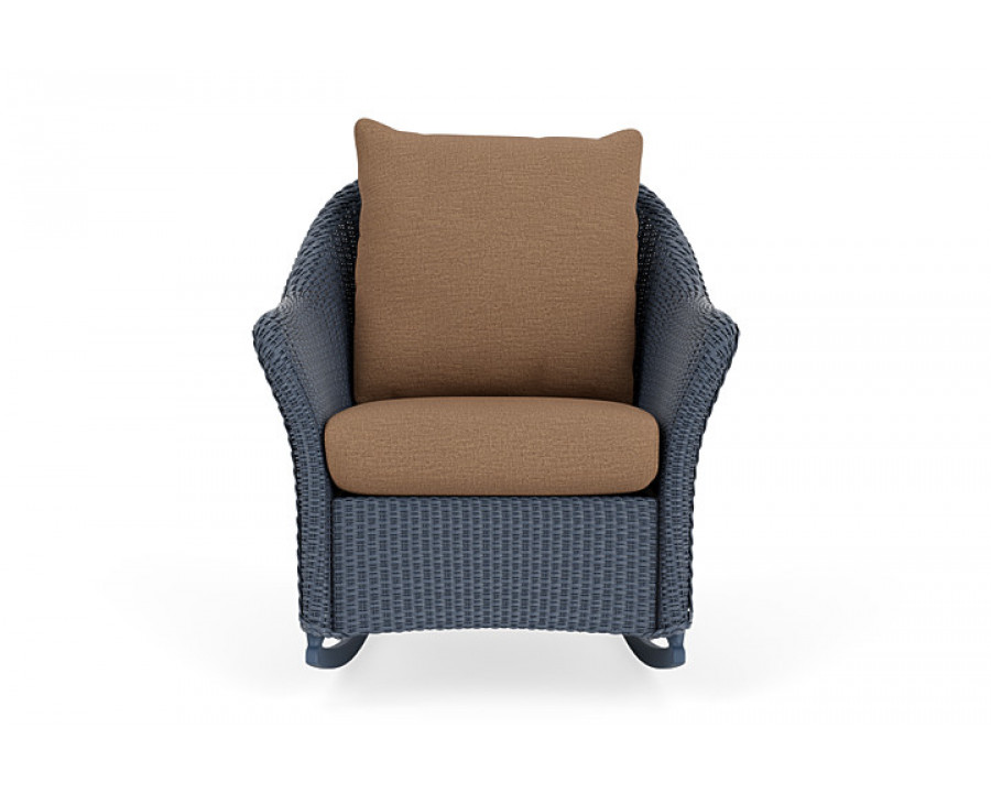 Lloyd Flanders™ Weekend Retreat Lounge Rocker - Denim Blue, Canvas Natural