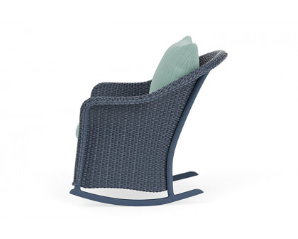 Lloyd Flanders™ Weekend Retreat Lounge Rocker - Denim Blue, Unearth Dew