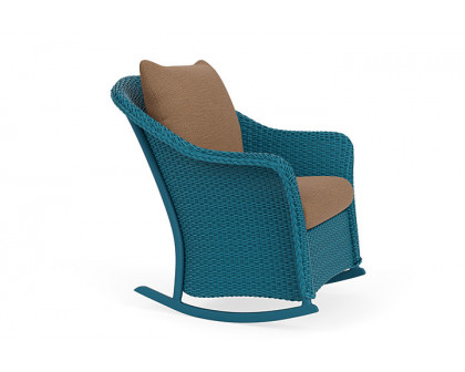 Lloyd Flanders™ Weekend Retreat Lounge Rocker - Peacock, Canvas Natural