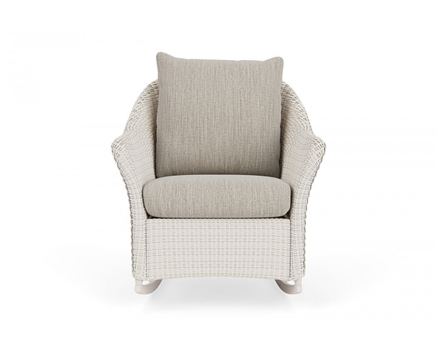 Lloyd Flanders™ Weekend Retreat Lounge Rocker - Antique White, Callen Celadon