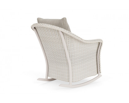 Lloyd Flanders™ Weekend Retreat Lounge Rocker - Antique White, Callen Celadon