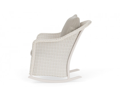 Lloyd Flanders™ Weekend Retreat Lounge Rocker - Antique White, Callen Celadon