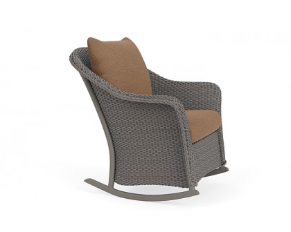 Lloyd Flanders™ Weekend Retreat Lounge Rocker - Pewter, Canvas Natural