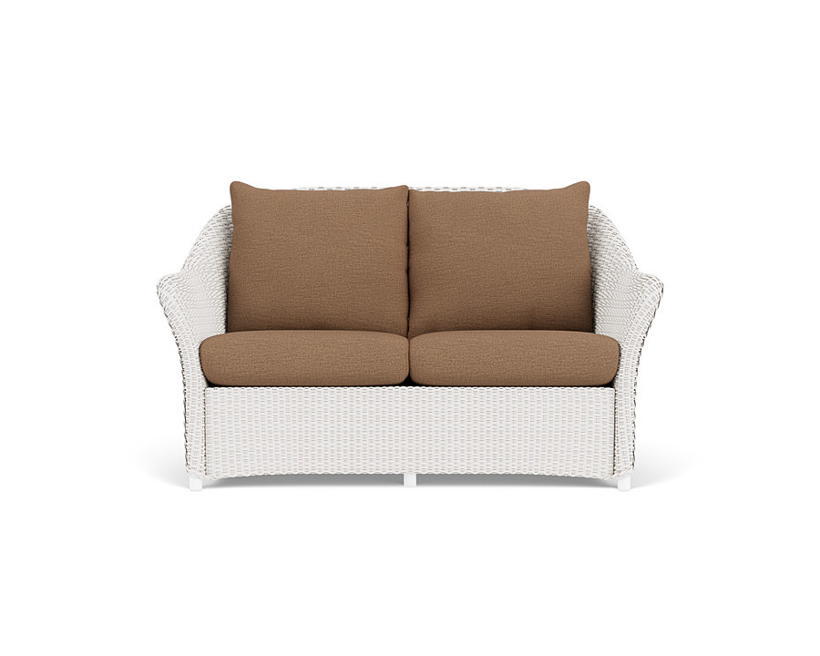 Lloyd Flanders™ Weekend Retreat Loveseat - White, Canvas Natural