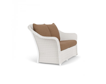 Lloyd Flanders™ Weekend Retreat Loveseat - White, Canvas Natural