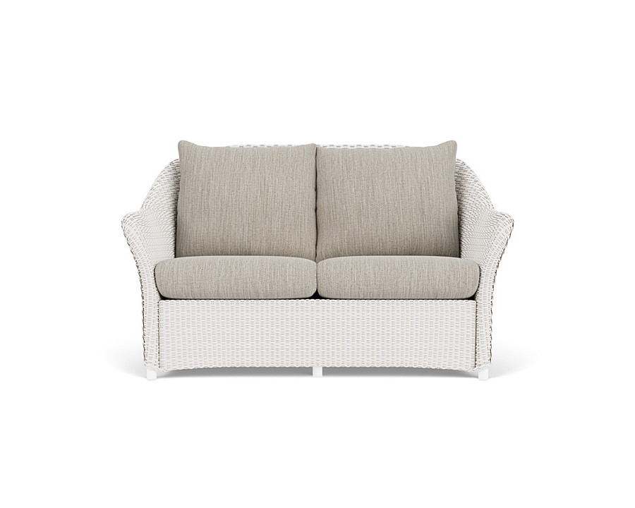 Lloyd Flanders™ Weekend Retreat Loveseat - White, Callen Celadon