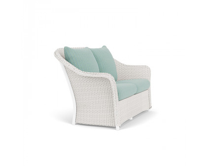 Lloyd Flanders™ Weekend Retreat Loveseat - White, Unearth Dew