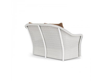 Lloyd Flanders™ Weekend Retreat Loveseat - Matte White, Canvas Natural