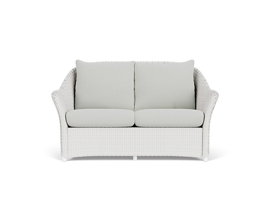 Lloyd Flanders™ Weekend Retreat Loveseat - Matte White, Loveboat Mint