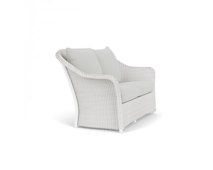 Lloyd Flanders™ Weekend Retreat Loveseat - Matte White, Loveboat Mint