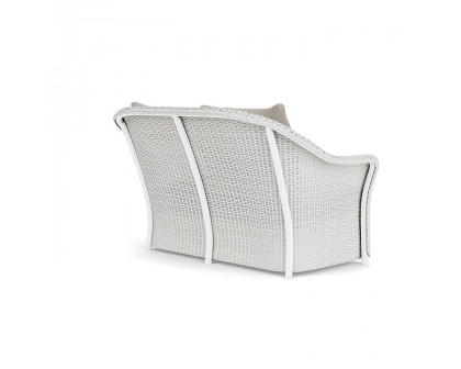 Lloyd Flanders™ Weekend Retreat Loveseat - Matte White, Callen Celadon