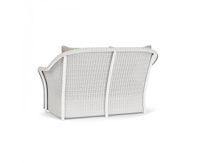 Lloyd Flanders™ Weekend Retreat Loveseat - Matte White, Callen Celadon