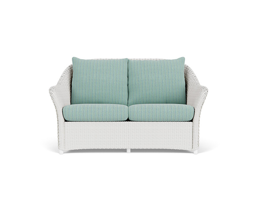 Lloyd Flanders™ Weekend Retreat Loveseat - Matte White, Unearth Dew