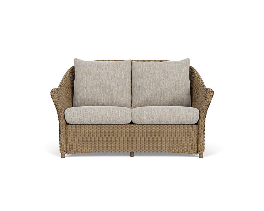 Lloyd Flanders™ Weekend Retreat Loveseat - Fawn, Callen Celadon