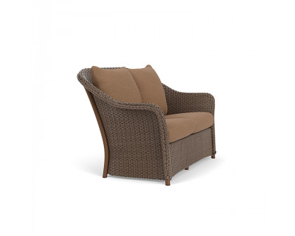 Lloyd Flanders™ Weekend Retreat Loveseat - Bark, Canvas Natural