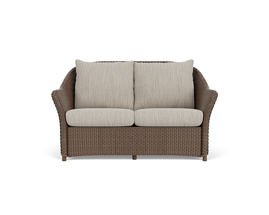 Lloyd Flanders™ Weekend Retreat Loveseat - Bark, Callen Celadon