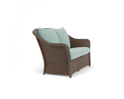 Lloyd Flanders™ Weekend Retreat Loveseat - Bark, Unearth Dew