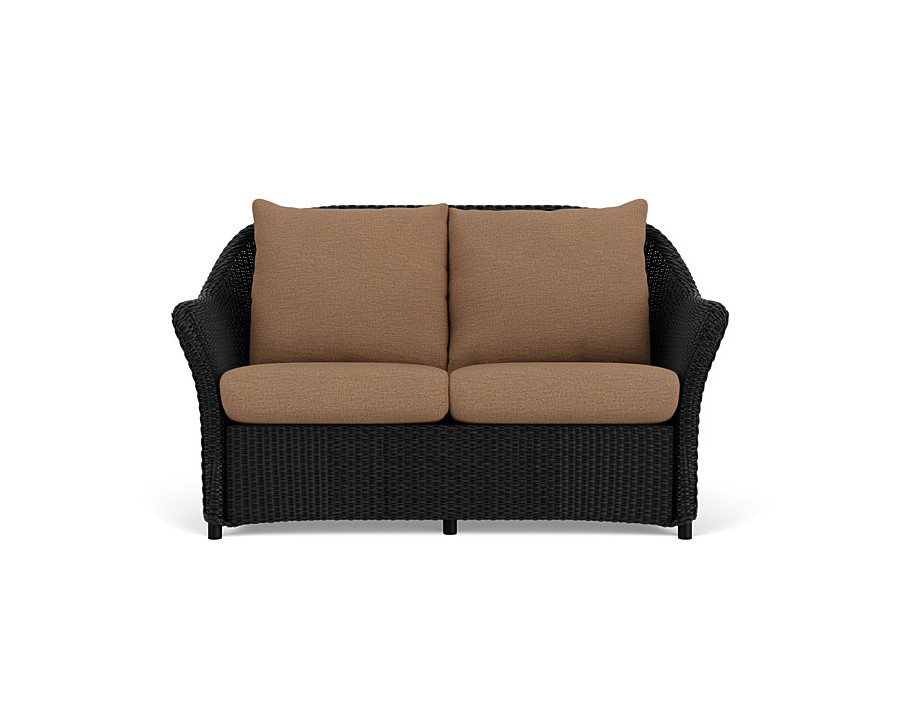 Lloyd Flanders™ Weekend Retreat Loveseat - Ebony, Canvas Natural