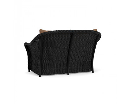 Lloyd Flanders™ Weekend Retreat Loveseat - Ebony, Canvas Natural