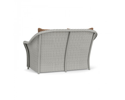 Lloyd Flanders™ Weekend Retreat Loveseat - Platinum, Canvas Natural