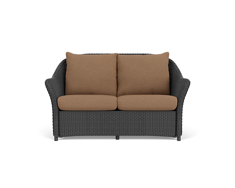 Lloyd Flanders™ Weekend Retreat Loveseat - Charcoal, Canvas Natural