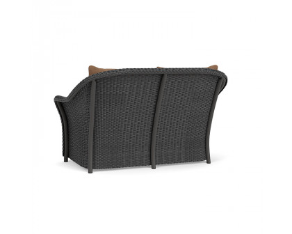 Lloyd Flanders™ Weekend Retreat Loveseat - Charcoal, Canvas Natural