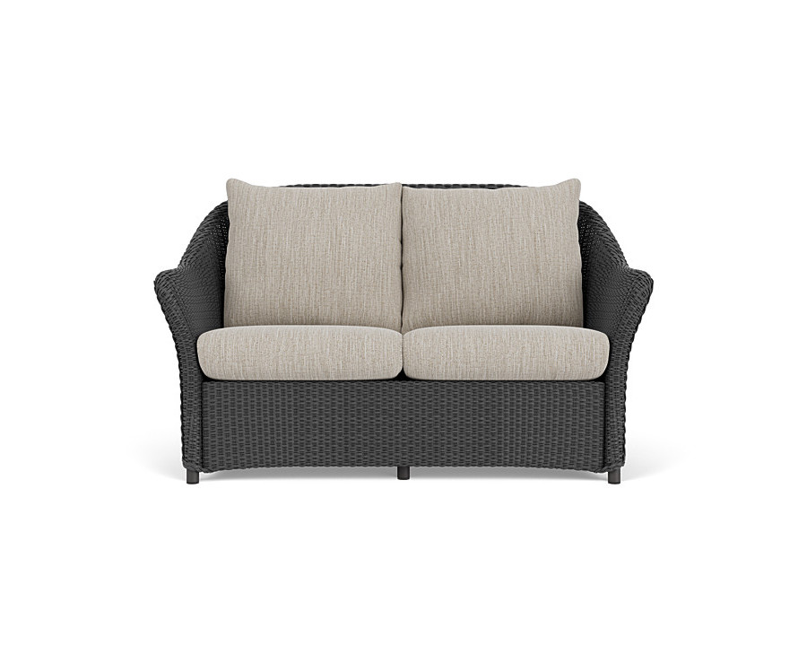 Lloyd Flanders™ Weekend Retreat Loveseat - Charcoal, Callen Celadon