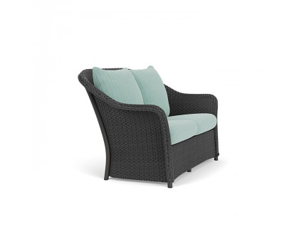 Lloyd Flanders™ Weekend Retreat Loveseat - Charcoal, Unearth Dew