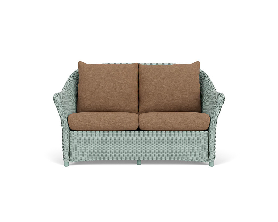 Lloyd Flanders™ Weekend Retreat Loveseat - Sea Glass, Canvas Natural