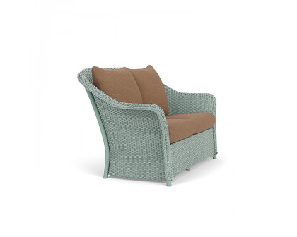 Lloyd Flanders™ Weekend Retreat Loveseat - Sea Glass, Canvas Natural