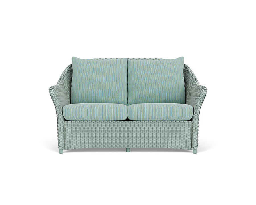 Lloyd Flanders™ Weekend Retreat Loveseat - Sea Glass, Unearth Dew