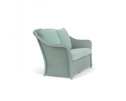 Lloyd Flanders™ Weekend Retreat Loveseat - Sea Glass, Unearth Dew