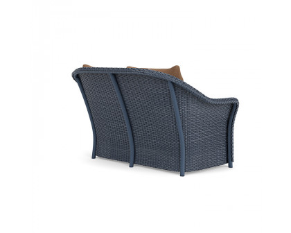 Lloyd Flanders™ Weekend Retreat Loveseat - Denim Blue, Canvas Natural