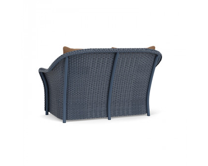 Lloyd Flanders™ Weekend Retreat Loveseat - Denim Blue, Canvas Natural