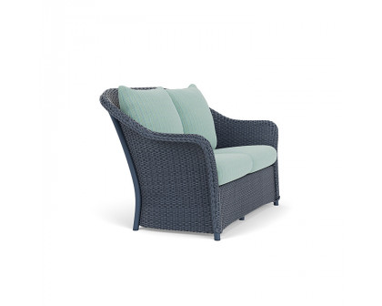 Lloyd Flanders™ Weekend Retreat Loveseat - Denim Blue, Unearth Dew